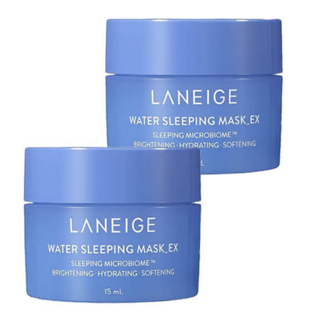 Laneige Water Sleeping Mask EX สลีปปิ้งมาส์กสูตรปรับปรุงใหม่ ช่วยฟื้นฟูความสมดุลของไมโครไบโอมที่สูญเสียไปขณะนอนหลับ ด้วยเทคโนโลยี Sleeping Micro Biome™ ช่วยให้ผิวหลับได้ดีตลอดทั้งคืน พร้อมเผยผิวที่แลดูกระจ่างใสและสุขภาพดี